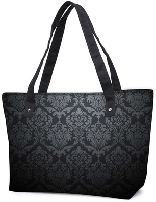 

Snoogg Pack Of 2 Abstract Grey Pattern 2 Combo Tote Shopping Grocery Bag With Coin Pencil Purse Shoulder Bag(Multicolor, 15 L)