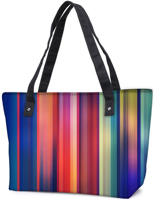 

Snoogg Pack Of 2 Horizontal Multicolor Design Combo Tote Shopping Grocery Bag With Coin Pencil Purse Shoulder Bag(Multicolor, 15 L)