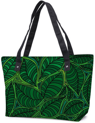 

Snoogg Pack Of 2 Abstract Sketch Of Leaf Background Vector Illustration Combo Tote Shopping Grocery Bag With Coin Pencil Purse Shoulder Bag(Multicolor, 15 L)