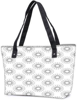 

Snoogg Pack Of 2 Grey Sunlights Combo Tote Shopping Grocery Bag With Coin Pencil Purse Shoulder Bag(Multicolor, 5 L)
