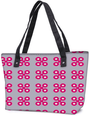 

Snoogg Pack Of 2 Pink Cross Combo Tote Shopping Grocery Bag With Coin Pencil Purse Shoulder Bag(Multicolor, 5 L)