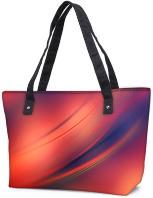 

Snoogg Pack Of 2 Red And Orange Background Design Combo Tote Shopping Grocery Bag With Coin Pencil Purse Shoulder Bag(Multicolor, 15 L)