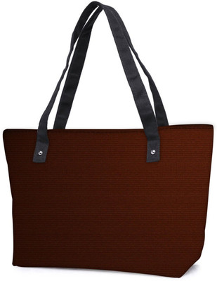 

Snoogg Pack Of 2 Brown Abstract Squares Combo Tote Shopping Grocery Bag With Coin Pencil Purse Shoulder Bag(Multicolor, 5 L)
