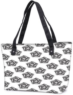 

Snoogg Pack Of 2 Grey Diangle Combo Tote Shopping Grocery Bag With Coin Pencil Purse Shoulder Bag(Multicolor, 5 L)