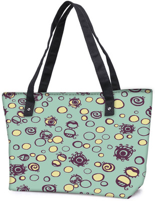 

Snoogg Pack Of 2 Bubble Eyes Combo Tote Shopping Grocery Bag With Coin Pencil Purse Shoulder Bag(Multicolor, 5 L)