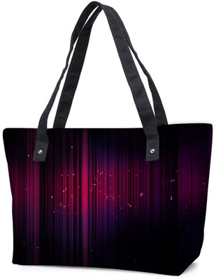

Snoogg Pack Of 2 Abstract Pink Abstract Combo Tote Shopping Grocery Bag With Coin Pencil Purse Shoulder Bag(Multicolor, 5 L)