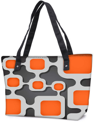 

Snoogg Pack Of 2 Digital Tube Combo Tote Shopping Grocery Bag With Coin Pencil Purse Shoulder Bag(Multicolor, 5 L)