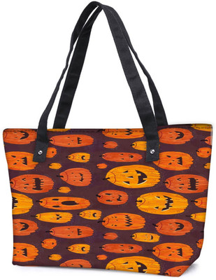 

Snoogg Pack Of 2 Halloween Day Special Combo Tote Shopping Grocery Bag With Coin Pencil Purse Shoulder Bag(Multicolor, 15 L)
