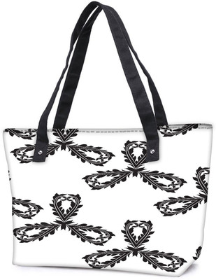 

Snoogg Pack Of 2 Three Layered Pattern Combo Tote Shopping Grocery Bag With Coin Pencil Purse Shoulder Bag(Multicolor, 5 L)