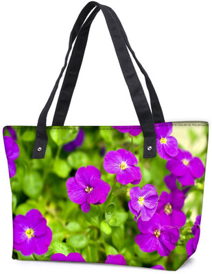 

Snoogg Pack Of 2 Autumn Flower Combo Tote Shopping Grocery Bag With Coin Pencil Purse Shoulder Bag(Multicolor, 5 L)