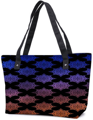 

Snoogg Pack Of 2 Motif Black Shaded 2418 Combo Tote Shopping Grocery Bag With Coin Pencil Purse Shoulder Bag(Multicolor, 15 L)