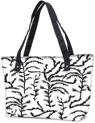 

Snoogg Pack Of 2 Black Trees Combo Tote Shopping Grocery Bag With Coin Pencil Purse Shoulder Bag(Multicolor, 5 L)