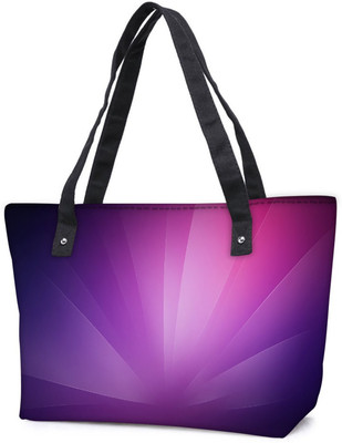 

Snoogg Pack Of 2 Abstract Purple Combo Tote Shopping Grocery Bag With Coin Pencil Purse Shoulder Bag(Multicolor, 5 L)