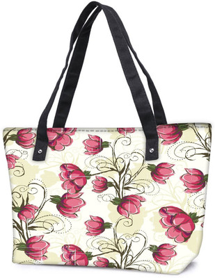 

Snoogg Pack Of 2 Pattern Vector Element Combo Tote Shopping Grocery Bag With Coin Pencil Purse Shoulder Bag(Multicolor, 5 L)