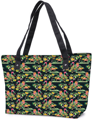 

Snoogg Pack Of 2 Forest Croc Pattern Combo Tote Shopping Grocery Bag With Coin Pencil Purse Shoulder Bag(Multicolor, 5 L)