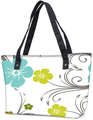 

Snoogg Pack Of 2 Colorful Fish Combo Tote Shopping Grocery Bag With Coin Pencil Purse Shoulder Bag(Multicolor, 5 L)