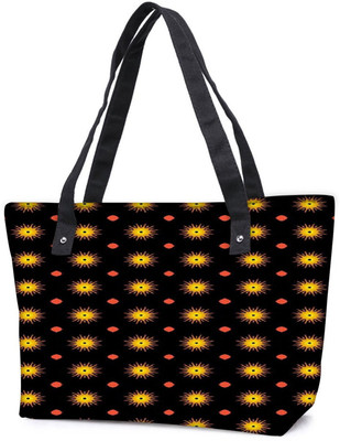 

Snoogg Pack Of 2 Glowing Sun Combo Tote Shopping Grocery Bag With Coin Pencil Purse Shoulder Bag(Multicolor, 15 L)