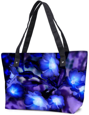

Snoogg Pack Of 2 Glowing Flowers Inspired 2634 Combo Tote Shopping Grocery Bag With Coin Pencil Purse Shoulder Bag(Multicolor, 5 L)