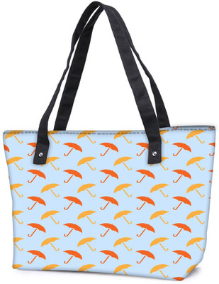 

Snoogg Pack Of 2 Opposite Umbrella Combo Tote Shopping Grocery Bag With Coin Pencil Purse Shoulder Bag(Multicolor, 5 L)