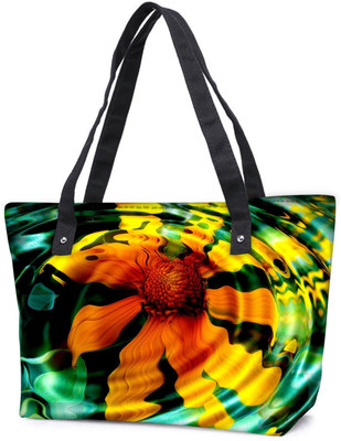 

Snoogg Pack Of 2 Echos Silence Patience Grace Combo Tote Shopping Grocery Bag With Coin Pencil Purse Shoulder Bag(Multicolor, 15 L)