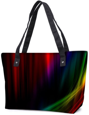 

Snoogg Pack Of 2 Abstract Design Combo Tote Shopping Grocery Bag With Coin Pencil Purse Shoulder Bag(Multicolor, 5 L)