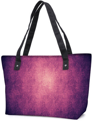 

Snoogg Pack Of 2 Abstract Design Combo Tote Shopping Grocery Bag With Coin Pencil Purse Shoulder Bag(Multicolor, 15 L)