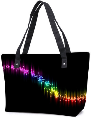 

Snoogg Pack Of 2 Multicolor Sparkling Small Spots Combo Tote Shopping Grocery Bag With Coin Pencil Purse Shoulder Bag(Multicolor, 15 L)