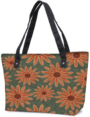 

Snoogg Pack Of 2 Colorful Floral Pattern In Cartoon Style Texture With Flowers Endless Flora Combo Tote Shopping Grocery Bag With Coin Pencil Purse Shoulder Bag(Multicolor, 5 L)