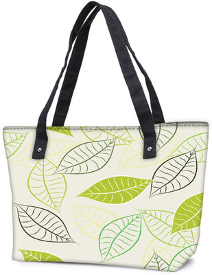 

Snoogg Pack Of 2 Black Spots Combo Tote Shopping Grocery Bag With Coin Pencil Purse Shoulder Bag(Multicolor, 5 L)