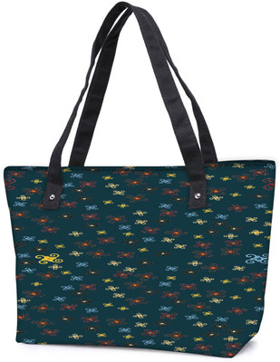 

Snoogg Pack Of 2 Multicolor Designed Pattern Combo Tote Shopping Grocery Bag With Coin Pencil Purse Shoulder Bag(Multicolor, 15 L)