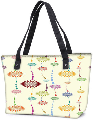 

Snoogg Pack Of 2 Colorful Rakhis Combo Tote Shopping Grocery Bag With Coin Pencil Purse Shoulder Bag(Multicolor, 15 L)