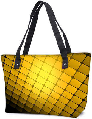 

Snoogg Pack Of 2 Abstract Colour Background Combo Tote Shopping Grocery Bag With Coin Pencil Purse Shoulder Bag(Multicolor, 15 L)
