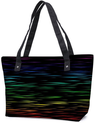 

Snoogg Pack Of 2 Laser Shower 2414 Combo Tote Shopping Grocery Bag With Coin Pencil Purse Shoulder Bag(Multicolor, 5 L)