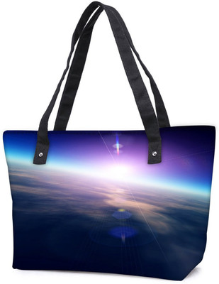 

Snoogg Pack Of 2 Sunrise From Space Combo Tote Shopping Grocery Bag With Coin Pencil Purse Shoulder Bag(Multicolor, 15 L)