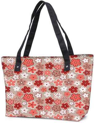 

Snoogg Pack Of 2 Seamless Floral Pattern Flowers Texture Daisy Combo Tote Shopping Grocery Bag With Coin Pencil Purse Shoulder Bag(Multicolor, 15 L)