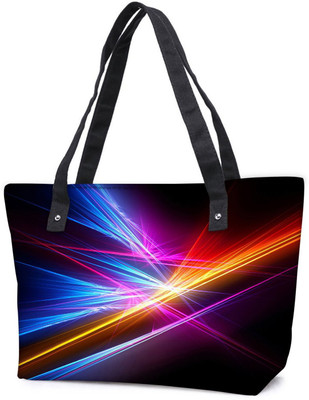 

Snoogg Pack Of 2 Colortful Lighter Combo Tote Shopping Grocery Bag With Coin Pencil Purse Shoulder Bag(Multicolor, 15 L)