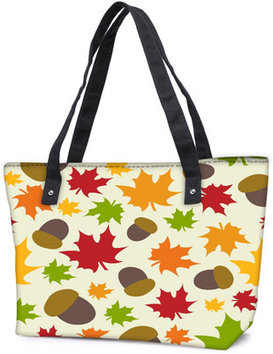 

Snoogg Pack Of 2 Nuts Combo Tote Shopping Grocery Bag With Coin Pencil Purse Shoulder Bag(Multicolor, 5 L)