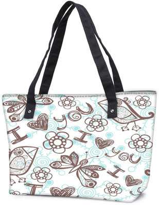 

Snoogg Pack Of 2 Multicolor I Love You Combo Tote Shopping Grocery Bag With Coin Pencil Purse Shoulder Bag(Multicolor, 5 L)