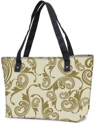 

Snoogg Pack Of 2 Abstract Green Pattern Combo Tote Shopping Grocery Bag With Coin Pencil Purse Shoulder Bag(Multicolor, 5 L)