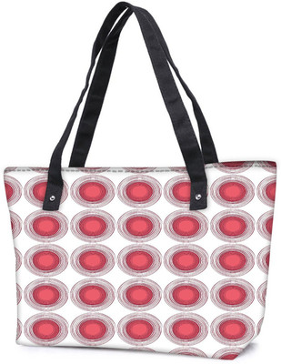 

Snoogg Pack Of 2 Red Holes Combo Tote Shopping Grocery Bag With Coin Pencil Purse Shoulder Bag(Multicolor, 5 L)
