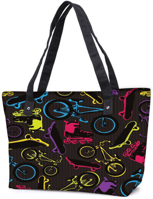 

Snoogg Pack Of 2 On Roads Dark Combo Tote Shopping Grocery Bag With Coin Pencil Purse Shoulder Bag(Multicolor, 15 L)