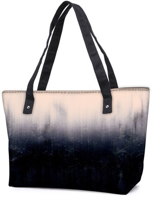 

Snoogg Pack Of 2 Abstract Wall Combo Tote Shopping Grocery Bag With Coin Pencil Purse Shoulder Bag(Multicolor, 15 L)