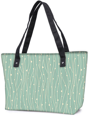 

Snoogg Pack Of 2 Colorful Pattern Design Combo Tote Shopping Grocery Bag With Coin Pencil Purse Shoulder Bag(Multicolor, 15 L)