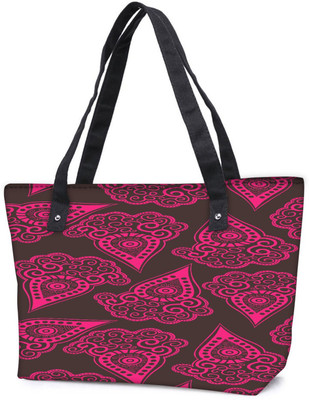 

Snoogg Pack Of 2 Brown Pattern Combo Tote Shopping Grocery Bag With Coin Pencil Purse Shoulder Bag(Multicolor, 15 L)