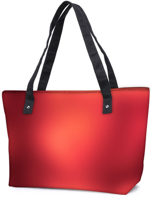 

Snoogg Pack Of 2 Lite Red Background Design Combo Tote Shopping Grocery Bag With Coin Pencil Purse Shoulder Bag(Multicolor, 5 L)