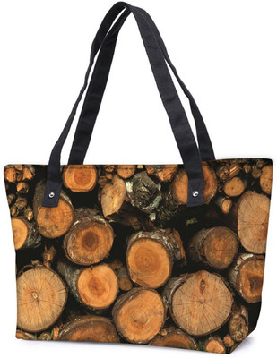 

Snoogg Pack Of 2 Trees Cutted Down Combo Tote Shopping Grocery Bag With Coin Pencil Purse Shoulder Bag(Multicolor, 15 L)