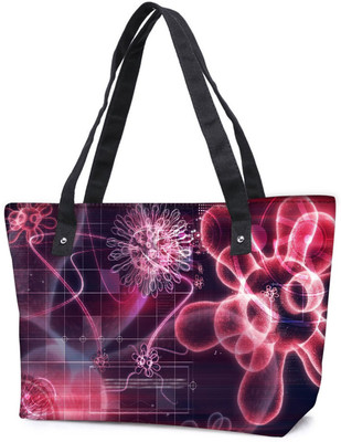 

Snoogg Pack Of 2 Computer Virus Combo Tote Shopping Grocery Bag With Coin Pencil Purse Shoulder Bag(Multicolor, 15 L)