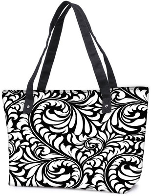 

Snoogg Pack Of 2 Colorful Leaves Petals Combo Tote Shopping Grocery Bag With Coin Pencil Purse Shoulder Bag(Multicolor, 5 L)