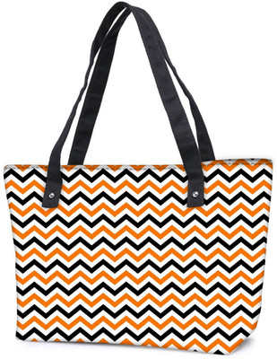 

Snoogg Pack Of 2 Abstract Colorful Strips Combo Tote Shopping Grocery Bag With Coin Pencil Purse Shoulder Bag(Multicolor, 15 L)