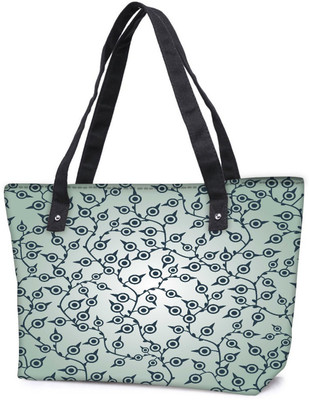 

Snoogg Pack Of 2 Lite Color Pattern Combo Tote Shopping Grocery Bag With Coin Pencil Purse Shoulder Bag(Multicolor, 5 L)